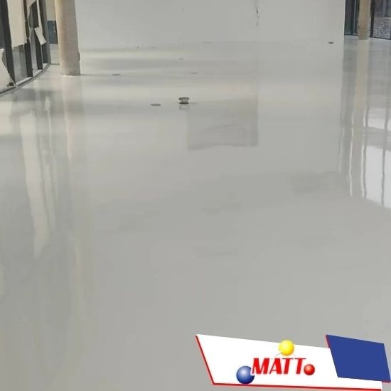 รับพื้น pu  - รับติดตั้งพื้นอีพ็อกซี่พียู - แมทท์ เคมมี่