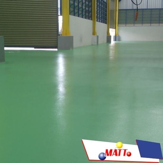 พื้น epoxy ราคา  - รับติดตั้งพื้นอีพ็อกซี่พียู - แมทท์ เคมมี่