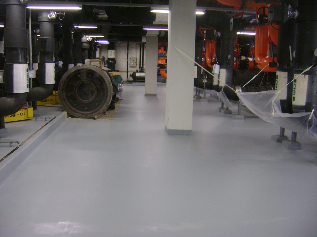 งานพื้นอีพ็อกซี่ สูตรน้ำ  Water based epoxy coating