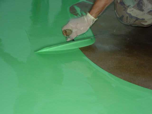 งานพื้นอีพ็อกซี่ สูตรไม่มีตัวทำละลาย / Solvent free epoxy coating