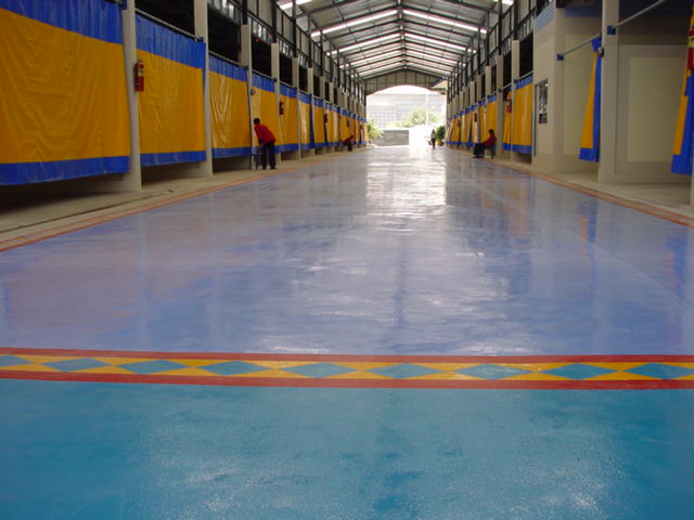 งานพื้นโพลิยูริเทน (พียู) สูตรสารระเหย / Solvent based polyurethane coating